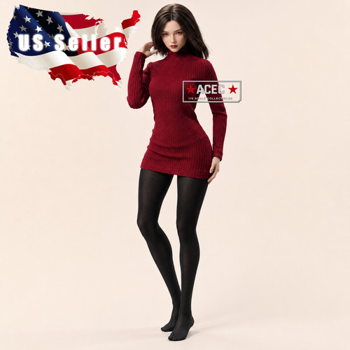 Ribbed sweater dress - 1/6,
