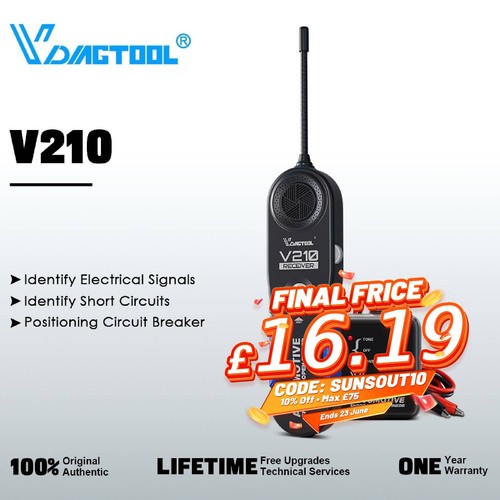 Vdiagtool v210 car wire - v210, tracer