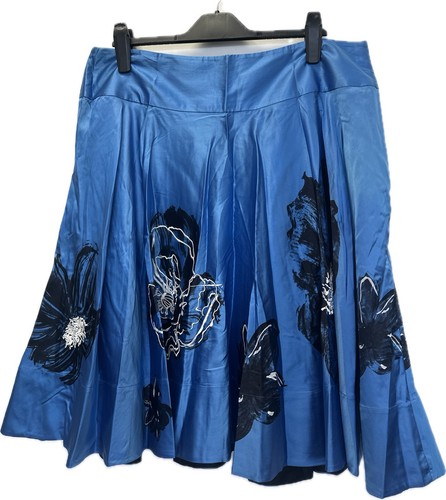 Coast silk blend blue floral - silk,