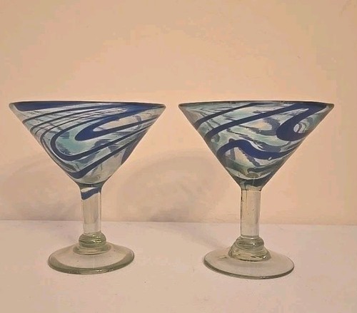 Hand blown mexican glass - glass, set