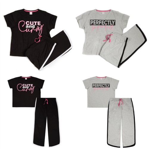 Ladies cotton pyjamas plus - ladies,