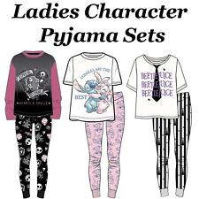 Ladies Womens Disney Character Novelty Soft Cotton Pyjamas Lounge Wear 8 - 22