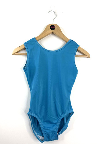 Plain ocean lycra leotard - ocean, axs