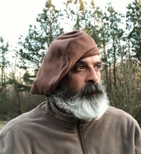 Brown Wool Scot Bonnet Tam Hat