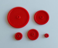 plastic gear cogs pack of 5 plastic gears various sizes 3.9 mm hole