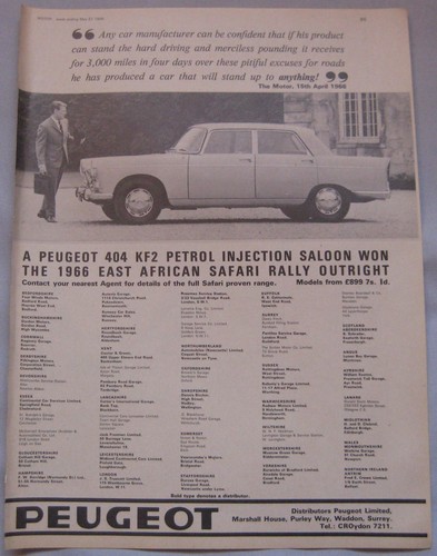 1966 peugeot 404 original - 1966,