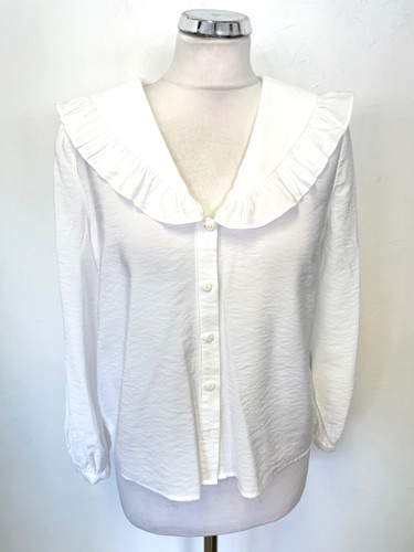 Whistles white neck frilled - whistles,
