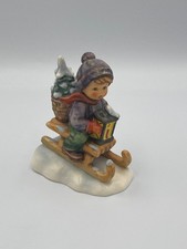 Goebel MJ Hummel Boy on Sled