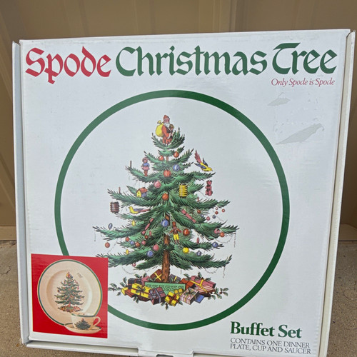 Spode christmas tree buffet - spode,