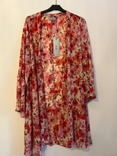 Brand New NO Tags ADINI Long  Serina Jacket Jasmine Print  RRP £55 Size L1/L2