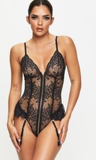 Ann Summers Taylor Crotchless Lace Teddy Body Size M 12 - 14 was £36 Sexy Xmas