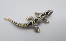 Swarovski Lizard Gecko Brooch