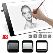 A3 LED Drawing Tracing Board Light Box Tattoo Art Stencil UltraThin Lightbox Pad