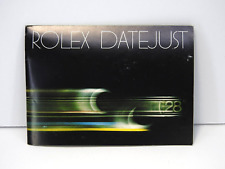 Rolex Datejust Booklet 1980