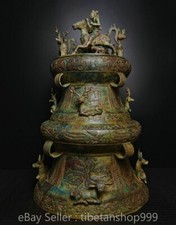 26.8" Old Chinese Bronze Ware