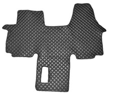 Black Eco Leather Floor Covers