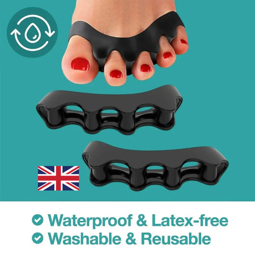 2pcs silicone toe separator - silicone,