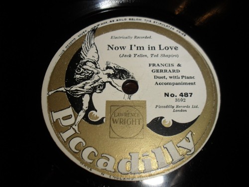 78rpm piccadilly 487 francis - 78rpm,