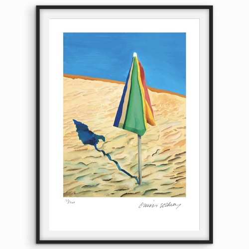 David hockney signed beach - david,