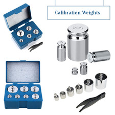Calibration Weight Set Nickel Plated Steel Weights for Digital Pocket Scales