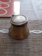 Brass Ink Pot Perfect Size To Use As Candlestick Vintage