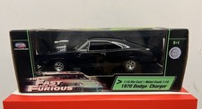 The Fast And The Furious 1/18 Diecast Rare Black 1970 Dodge Charger Car 