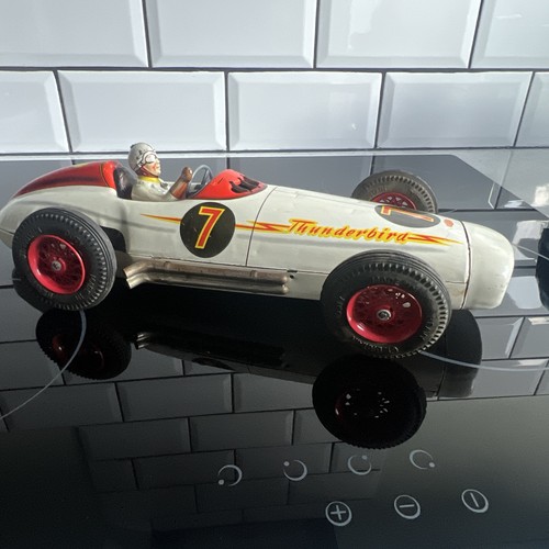 Mettoy thunderbird race car - race,