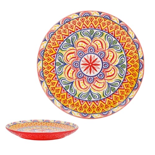 Red tuscany ceramic - red,