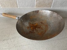 Dexam Aluminium Wok 32 Cm Silver Used