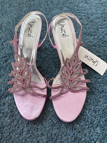 Unze metallic pink crystal - pink,
