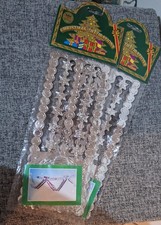 Vintage Foil Hanging Christmas Decorations Garland 4x Bundle 2X BRAND NEW 