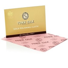 Town Talk Gold Polishing Cloth 12.5 x 17.5cm / 5 x 7" Gold Polish - Jewellery