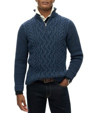 Superdry Mens Jacob Cable Knit