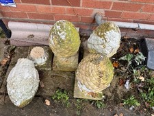Stone Pineapple wall finial gate post acorn balls