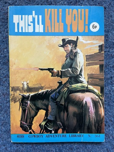 Cowboy adventure library comic - cowboy,