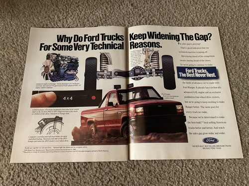 Vintage 1990 ford ranger 4x4 - vintage,