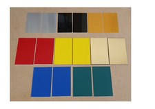 2 x Door Finger Push Plate