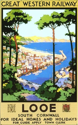 Vintage gwr looe - vintage,
