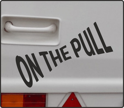 Caravan funny sticker - caravan,