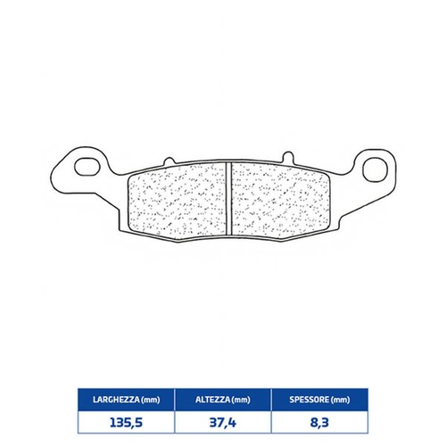 Front sintered brake pads for - front,