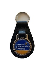 BLACK  LEATHER KEYRING/ FOB