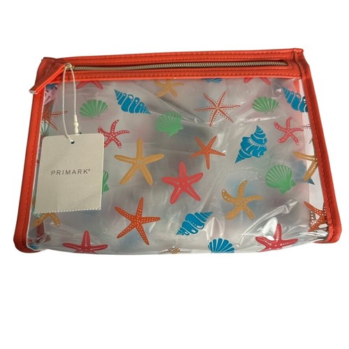 Primark clear beach print zip - primark,