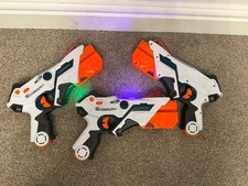 3 X NERF Laser Ops Pro Alphapoint Blaster Laser Quest Game with Sounds and Light