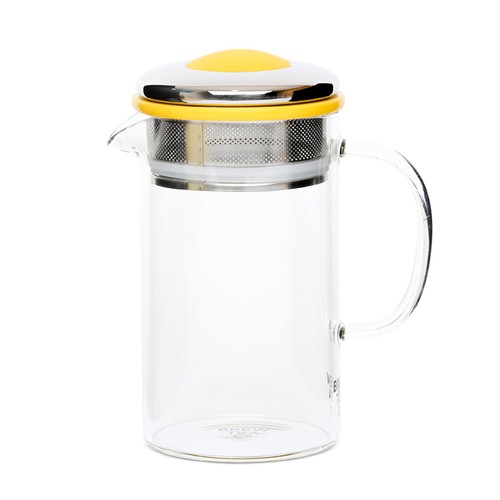 Brew tea company yellow - yellow, pot