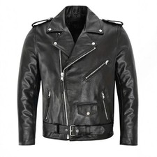 Men PU Leather Motorbike