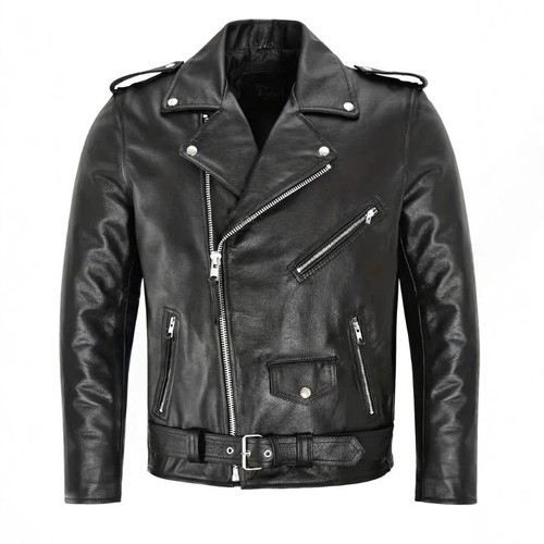 Men leather motorbike - men,