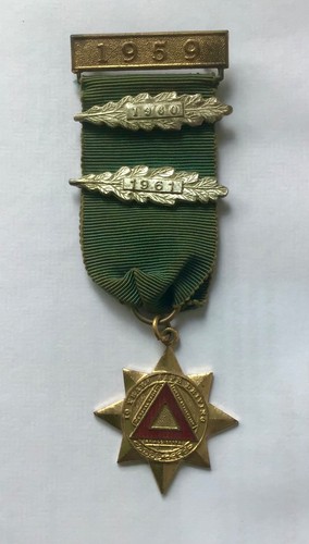 1959 medal 10 years - 1959,60, 61