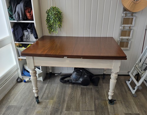 Extending dining table warped - dining,