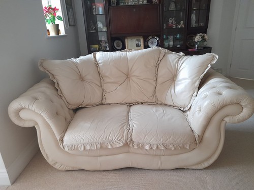 Pendragon cream leather - , suite