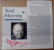 ORIGINAL AUTOGRAPH NED SHERRIN
